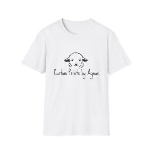 Sheep Logo Custom Prints by Agnus T-Shirt | Lamb Illustration